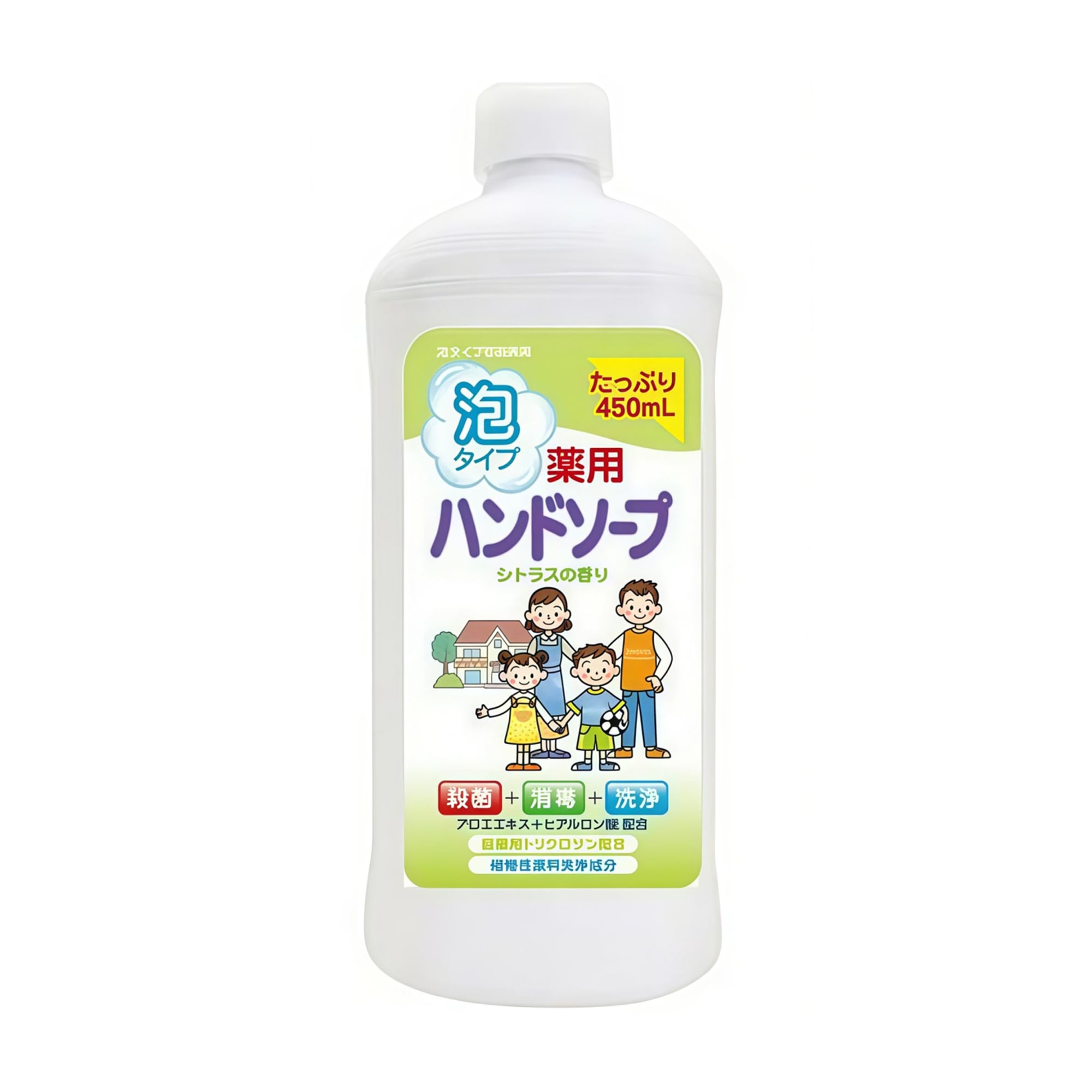 Антибактеріальне мило-пінка для рук Rocket Soap Medicated Foaming Hand Soap з цитрусовим ароматом, без дозатора, 450 мл